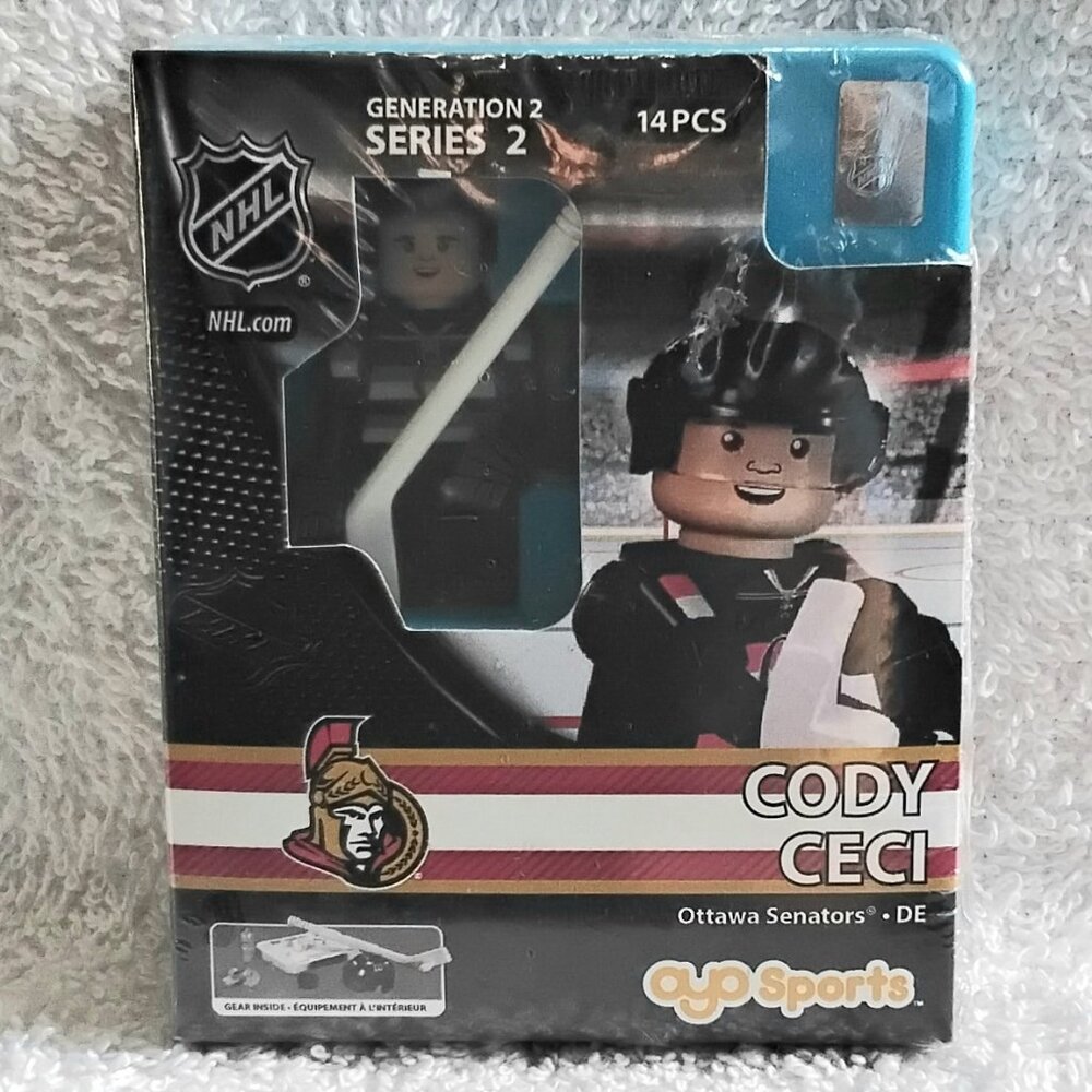 Sealed 2014 NHL Cody Ceci Mini Figure Gen 2 Series 2 by OYO Sports!!